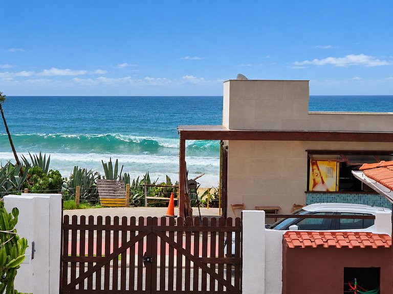 Casa frente ao mar no Gravatá, Saquarema, para 14 pessoas