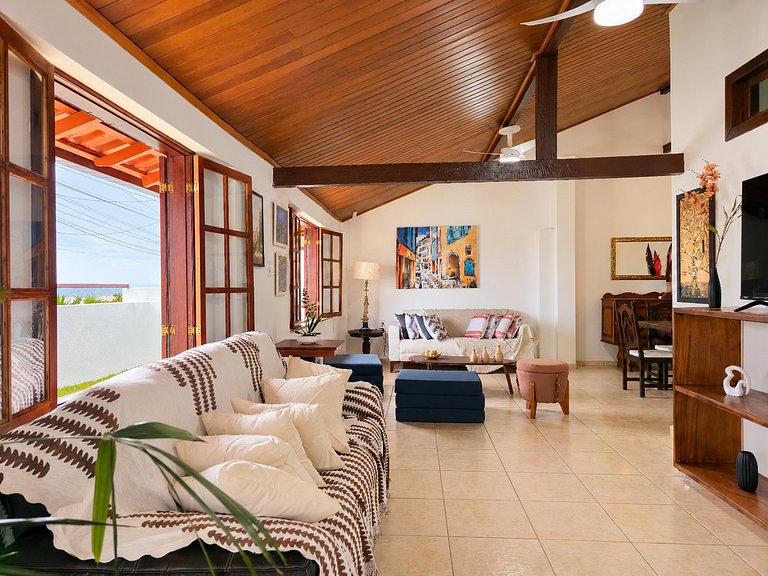 Casa frente ao mar no Gravatá, Saquarema, para 14 pessoas