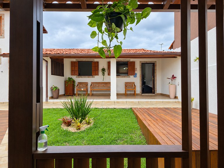 Casa frente ao mar no Gravatá, Saquarema, para 14 pessoas