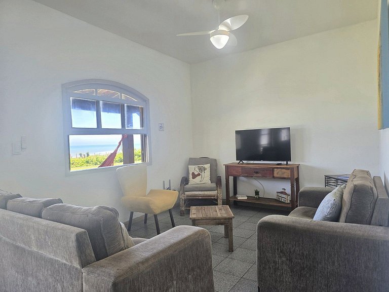 Casa térrea pé na areia com 2 suítes em Itaúna, Saquarema