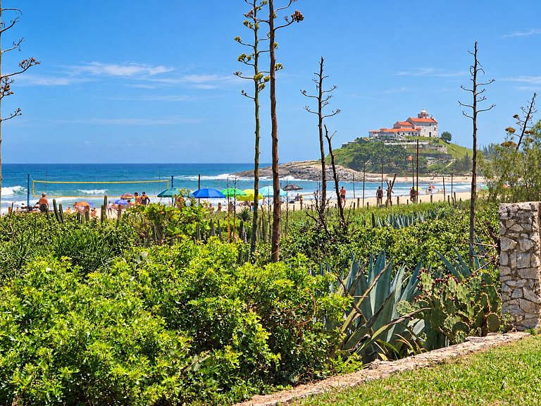 Casa térrea pé na areia com 2 suítes em Itaúna, Saquarema